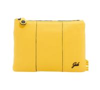 Gabs - Sac bandoulière en cuir noir avec fermeture éclair - Femme - Sacs - Jaune - Taille: ONE Size