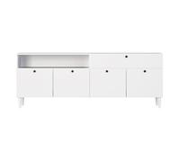 Gaby - buffet bas - blanc - 200 cm - Blanc