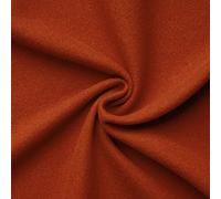 Gaby - Tissu de Laine et Cachemire - Manteau - Vendu Au Mètre (Brique)