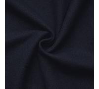 Gaby - Tissu de Laine et Cachemire - Manteau - Vendu Au Mètre (Marine Foncé)