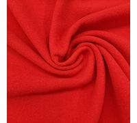 Gaby - Tissu de Laine et Cachemire - Manteau - Vendu Au Mètre (Rouge)