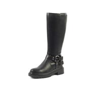 GABYLOU - Modèle ANGELINA - Bottes Hautes Femme Pieds Larges Mollets XL - Double Semelle Amovible, Talon 4 cm + Plateforme 2 cm - Fermeture Zip YKK - Style Moderne et Confortable de Ville et Quotidien
