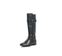 GABYLOU - Modèle KELLEY - Bottes Mollets Fins XS pour Femme - Style Cavalière Ajusté - Bottes Hautes à Talon Plat