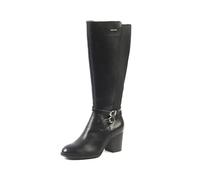 GABYLOU - Modele Marta - Bottes à talon confort mollets larges Femmes 2 XL - 2 Semelles dont 1 Amovible - Talon Bloc, 7 CM - Fermeture Zipper YKK - Style Automnal Hivernal pour mollets larges