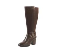 GABYLOU - Modèle Marta - Bottes à talon confort mollets larges Femmes 2XL - 2 Semelles dont 1 Amovible - Talon 7cm - Fermeture Zip - Style Automnal Hivernal