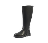GABYLOU - Modèle MELANIA - Bottes Hautes Femme Mollets Larges 2XL - Double Semelle Amovible, Talon 3 cm - Fermeture Zip