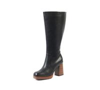 GABYLOU - Modèle MELISSA - Bottes Hautes Femme Pieds Larges Mollets 2XL - Double Semelle Amovible, Talon 9,5 cm + Plateforme 2 cm - Fermeture Zip YKK - Style Élégant et Tendance pour Ville et Sorties