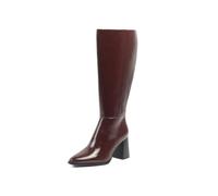 GABYLOU - Modèle SARAH - Bottes hautes pour femmes aux pieds et mollets larges, 2XL - Talon de 9 cm - Fermeture à zip - Style élégant et féminin