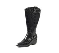 GABYLOU - Modèle THELMA - Bottes Hautes Femme Pieds Larges Mollets 3XL - Double Semelle Amovible, Talon 6 cm - Fermeture Zip YKK - Confort et Élégance au Quotidien - Parfaites pour Travail et Ville