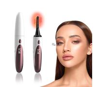 Gacavks Recourbe-cils électrique chauffant pour outils de maquillage - Rechargeable par USB - Chauffage rapide en 10 secondes - 24 heures - 4 modes de chauffage - Recourbe-cils avec écran LED
