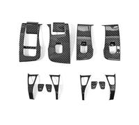 GACBDXA Autocollant décoratif for Bouton de lève-vitre de Voiture, Compatible avec Tesla Model 3 Y 2017-2022, Accessoires d'intérieur(14pcs 2017-2020)