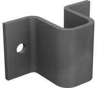 Gâche à pattes MANTION - 65x35x3 mm - Pour verrous 1314 - Acier zingué noir - 1314 GP