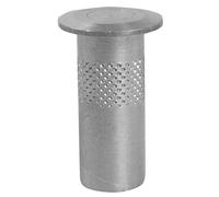 Gâche à ressort anti-poussière pour serrure diamètre 8mm laiton nickelé - IBFM - 475008N