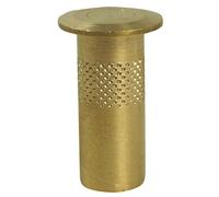 Gâche à ressort anti-poussière pour serrure diamètre 8mm laiton poli - - 475008