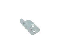 Gâche à vis en L 543142 pour verrou 14 mm blanc galvanisé