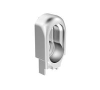 Gâche anti-dégondable E 18196 00 0E1 - Métal argent 12x24,9mm