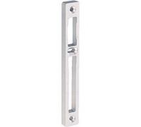 Gâche centrale aluminium largeur 22mm épaisseur 10mm anodisé argent - STREMLER - 2839.10.4 Noir G