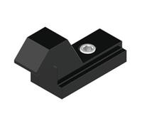 Gâche centrale LA CROISEE DS DS2233-013 peinture noire mate réglable
