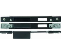 Gâche centrale réglable 21x240 mm ISEO pour serrure Performa - Vernis noir - 038631