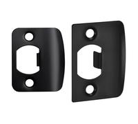 Gâche de porte noire en acier inoxydable renforcement réglable pour la sécurité de la maison et l'extérieur des portes intérieures
