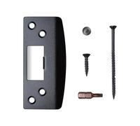 Gâche de porte réglable en acier inoxydable avec vis pour fentes de cadre usé, réparation de jambage, loquets haute résistance, renforcement de sécurité, longues bandes