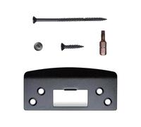 Gâche de porte réglable en acier inoxydable avec vis pour rainures de cadre usées, réparation de jambage, gâches de porte en acier inoxydable