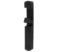 Gâche de serrure à pêne levant - polyamide - Modulox - GB - noir TIRARD