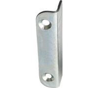 Gâche de serrure coudée n°2 dimension 67x15mm acier zingué - JARDINIER MASSARD - 9502851 Noir G