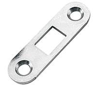 Gâche de tringle à défoncer plate pour crémone à larder pour menuiserie bois Ferco Gu