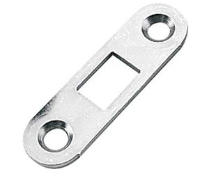 Gâche de tringle à défoncer plate pour crémone à larder pour menuiserie bois Ferco Gu