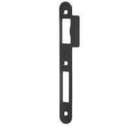 Gâche double empennages pour serrure monopoints à larder NF et NFQC noire HERACLES - I-L999-GH2NR