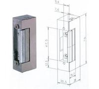 Gâche électrique 12V à émission encastrée - EFF-EFF - SPE71 Noir G