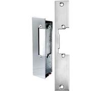 Gache electrique a encastrer reversible electro inverse a tetiere Beugnot 500 24V CC 107 mm