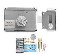 Gache Electrique Portillon en Acier Inoxydable, Serrure à Badge Sans Fil, 1000 Utilisateurs - Système de Contrôle d’Accès avec Télécommande, Anti - effraction, Usage Résidentiel