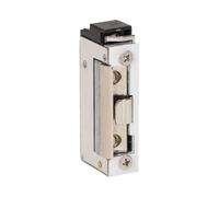 Gâche électrique symétrique avec signalement de porte entrouverte, faible couran
