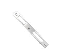 Gâche en Acier Inoxydable,Gâche Inclinée pour Portes Intérieures et Extérieures Portes d'Entrée et Portails de Jardin Butée de Porte pour Serrures 1 Pèce Gâche Encastrée (172 mm x 22 mm x 1,1 mm)