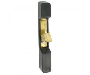 Gâche en applique pour serrure de portail PVC - noir - GA TIRARD