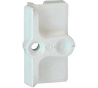 Ferco Gâche de galet E-18369-02-0-7 Plastival nylon blanc pour menuiserie PVC