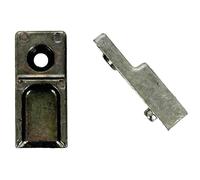 Gâche galet pour oscillo-battante 2 PVC - - 9-30256-00-0-1