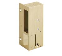 Gâche N° 3 en applique droite poussant bronze - BEUGNOT - BE10631000