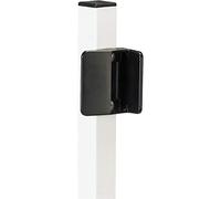 Gâche Noire - Tube 40X40 - pour Serrure Twist40, Plastic Black Ral 9005