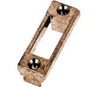 Gâche pêne demi-tour PVC marron - - E-11807-12-0-1