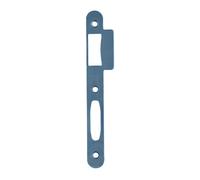 Gâche plate S D451/453/455 bout rond double empennage finition inox - VACHETTE - 19800000