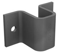 Gâche plate entailler diamètre 14mm noir - MANTION - 1314GP Noir G