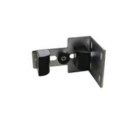 Gâche portail coulissant Acier zingué blanc 3 fonctions noir