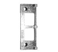 Serrure Ferco Gâche double sortie de tringle - - E-19511-22-0-1