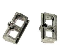 Serrure Ferco Gâche double sortie de tringle - - E-19511-22-0-1