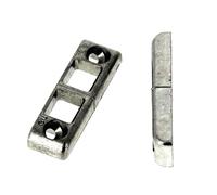 Gâche tringle double en applique pour PVC - FERCO - E-19509 - ferGUard - 81x17x8 mm - Jeu 12 mm