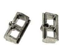 Serrure Ferco Gâche double sortie de tringle - - E-19511-22-0-1