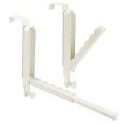 Gachiwar Crochets de porte en alliage d'aluminium pliants pour vêtements en 2 pièces avec 6 crochets - Porte-vêtements pour balcon, salon, chambre à coucher